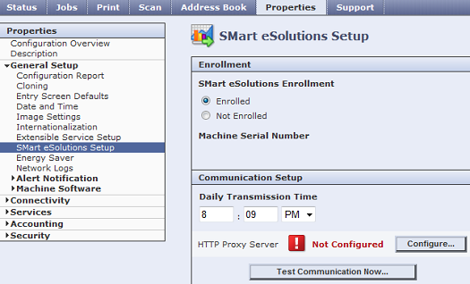 CWIS SMart eSolutions Setup